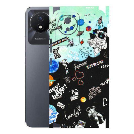 VIVO Y Series Phone Skins (All Models) - Living In A Space Dream - Matte Finish (M-46) Vivo Y02T