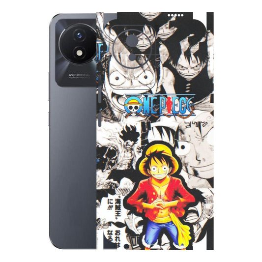 VIVO Y Series Phone Skins (All Models) - One Piece B&W - Matte Finish (M-63) Vivo Y02T