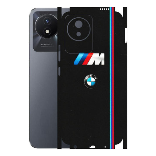 VIVO Y Series Phone Skins (All Models) - Styling With Black BMW - Matte Finish (M-74) Vivo Y02T