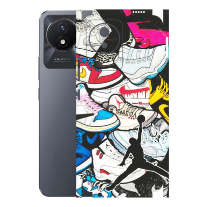 VIVO Y Series Phone Skins (All Models) - Jordan Sneakers Fan - Matte Finish (M-80) Vivo Y02T