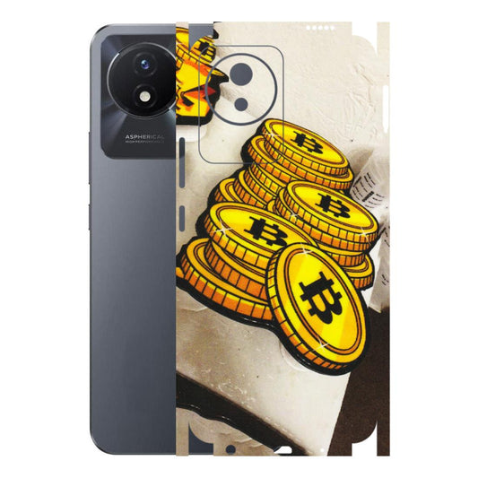 VIVO Y Series Phone Skins (All Models) - Billionaire Bitcoin Collection - Matte Finish (M-92) Vivo Y02T