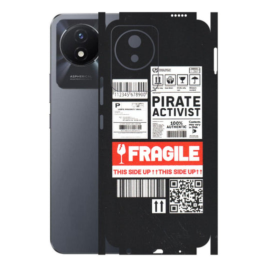VIVO Y Series Phone Skins (All Models) - Handle With Care - Matte Finish (M-99) Vivo Y02T
