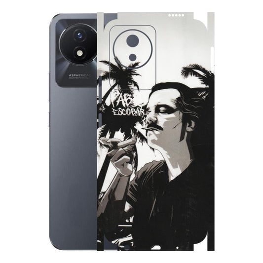 VIVO Y Series Phone Skins (All Models) - Pab Escobar - Transparent Finish (T-05) Vivo Y02T