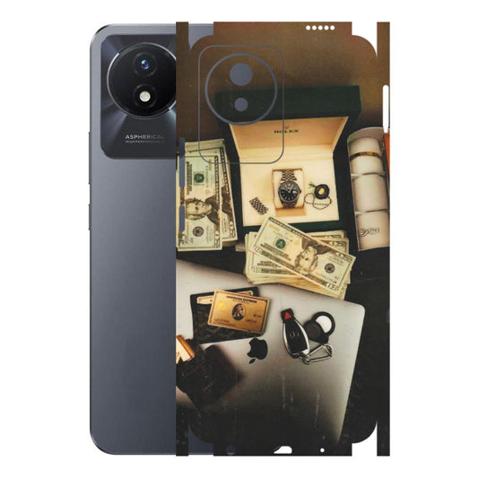 VIVO Y Series Phone Skins (All Models) - Luxury Lifestyle - Transparent Finish (T-11) Vivo Y02T