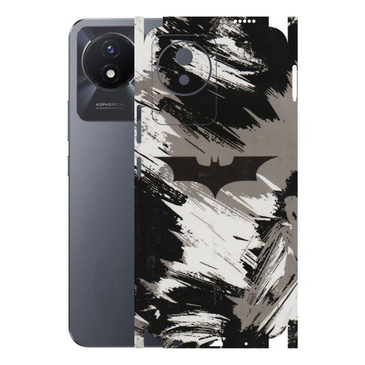 VIVO Y Series Phone Skins (All Models) - Batman Fleece DC - Transparent Finish (T-19) Vivo Y02T