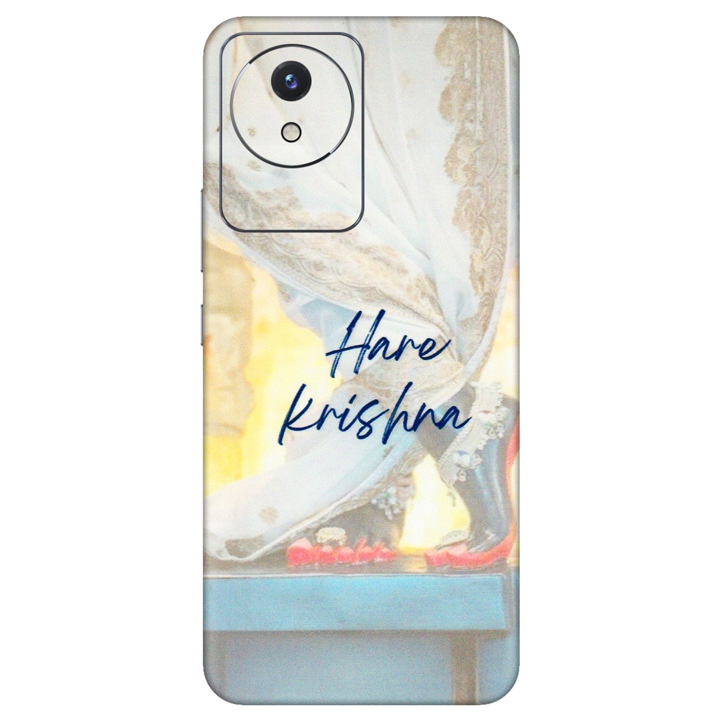 VIVO Y Series Phone Skins (All Models) - Hare Krishna - 3D Embossed Finish (L-03) Vivo Y02