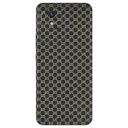 VIVO Y Series Phone Skins (All Models) - Black G Print - 3D Embossed Finish (L-109) Vivo Y02