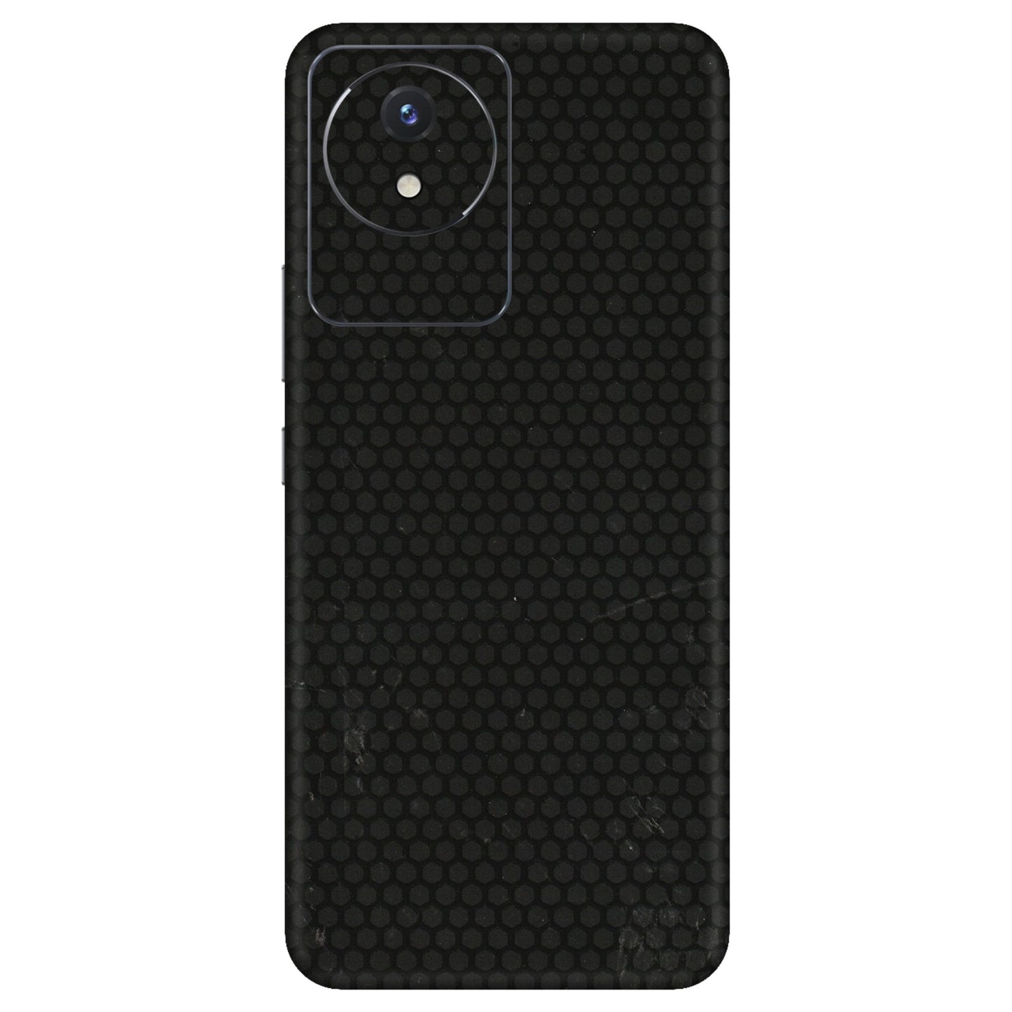 VIVO Y Series Phone Skins (All Models) - Black honeycomb - 3D Embossed Finish (L-114) Vivo Y02