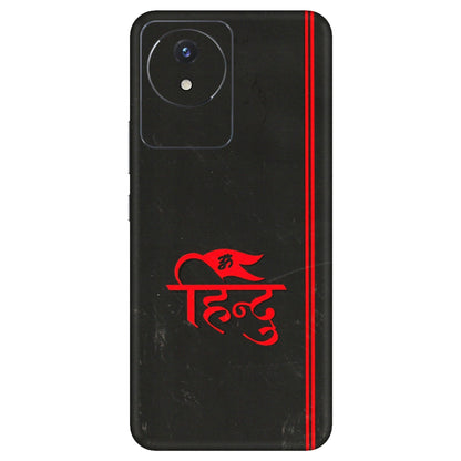 VIVO Y Series Phone Skins (All Models) - Hindu Black - 3D Embossed Finish (L-153) Vivo Y02