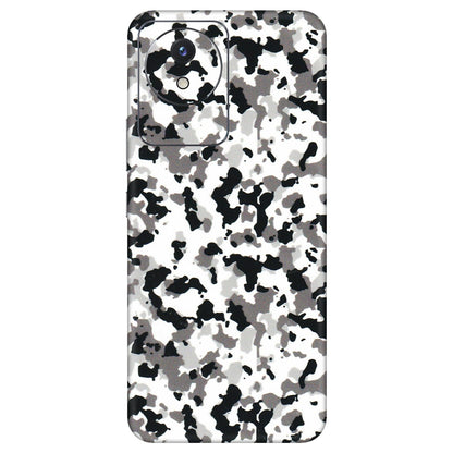 VIVO Y Series Phone Skins (All Models) - White Black Camouflage - 3D Embossed Finish (L-18) Vivo Y02