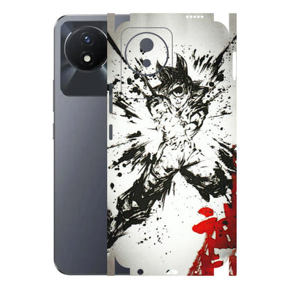 VIVO Y Series Phone Skins (All Models) - DBZ - 3D Embossed Finish (L-206) Vivo Y02
