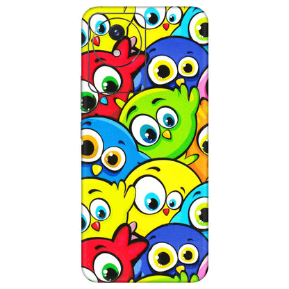 VIVO Y Series Phone Skins (All Models) - Cute Fluffy Birds - 3D Embossed Finish (L-213) Vivo Y02