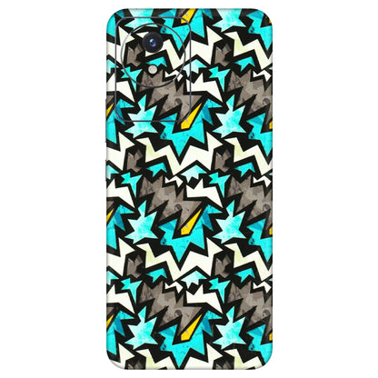 VIVO Y Series Phone Skins (All Models) - Funky Zig Zag - 3D Embossed Finish (L-223) Vivo Y02