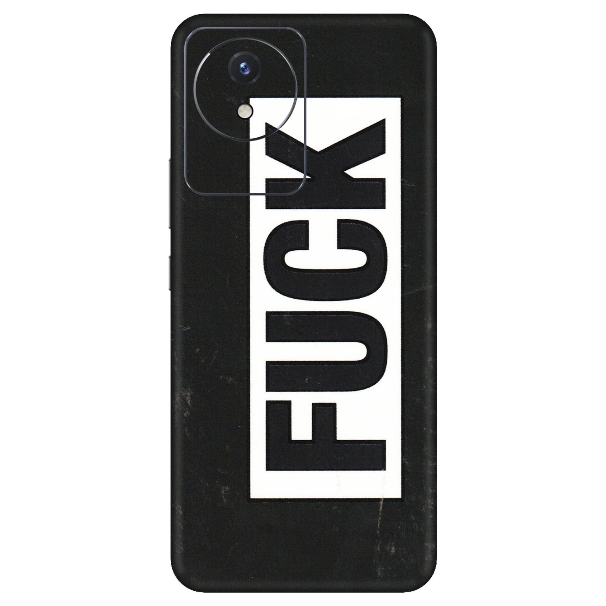 VIVO Y Series Phone Skins (All Models) - The F Word - 3D Embossed Finish (L-255) Vivo Y02