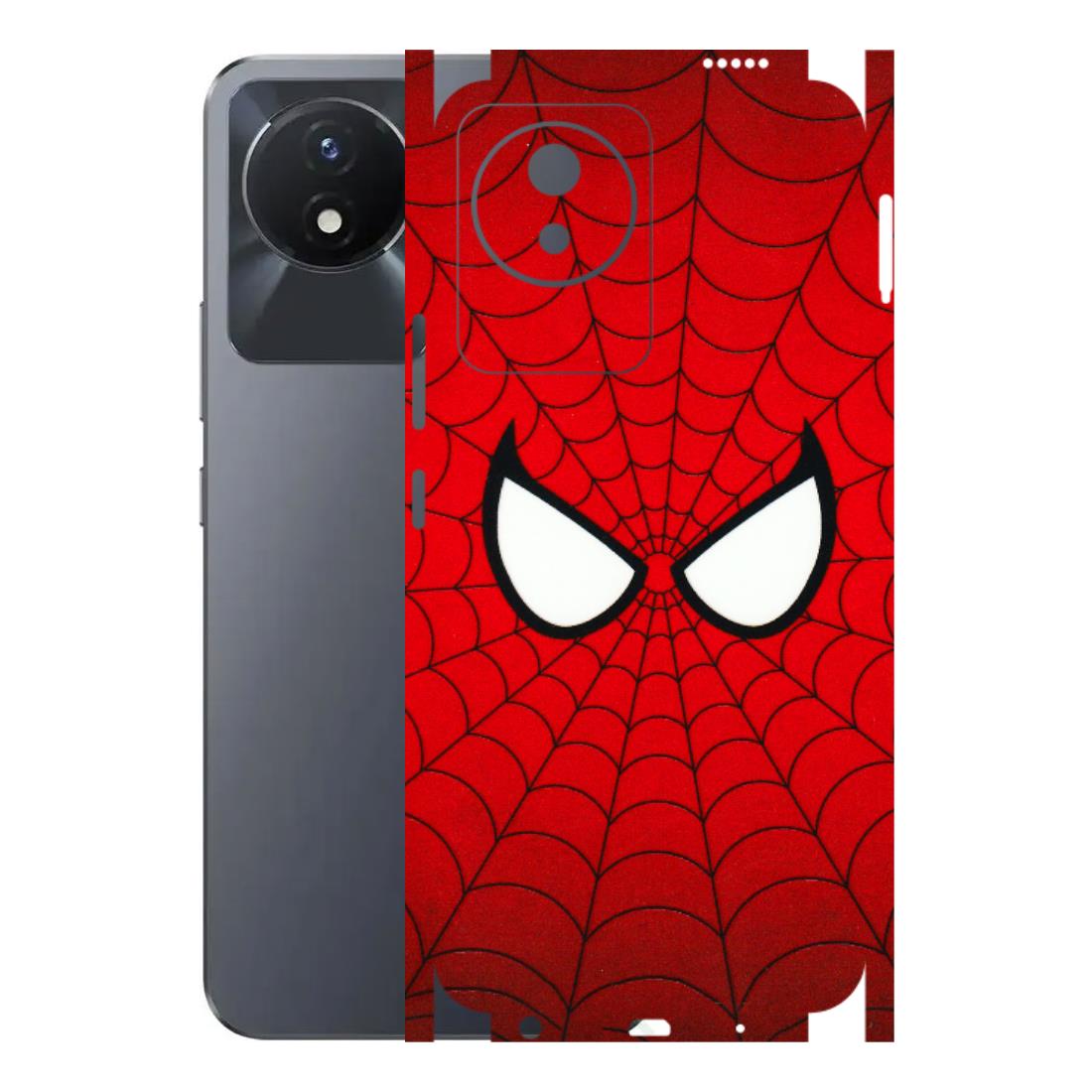 VIVO Y Series Phone Skins (All Models) - Spidey Eyes - 3D Embossed Finish (L-257) Vivo Y02