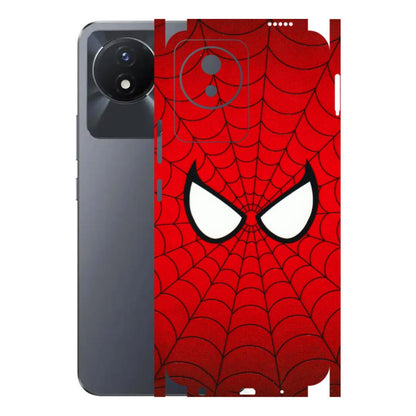 VIVO Y Series Phone Skins (All Models) - Spidey Eyes - 3D Embossed Finish (L-257) Vivo Y02