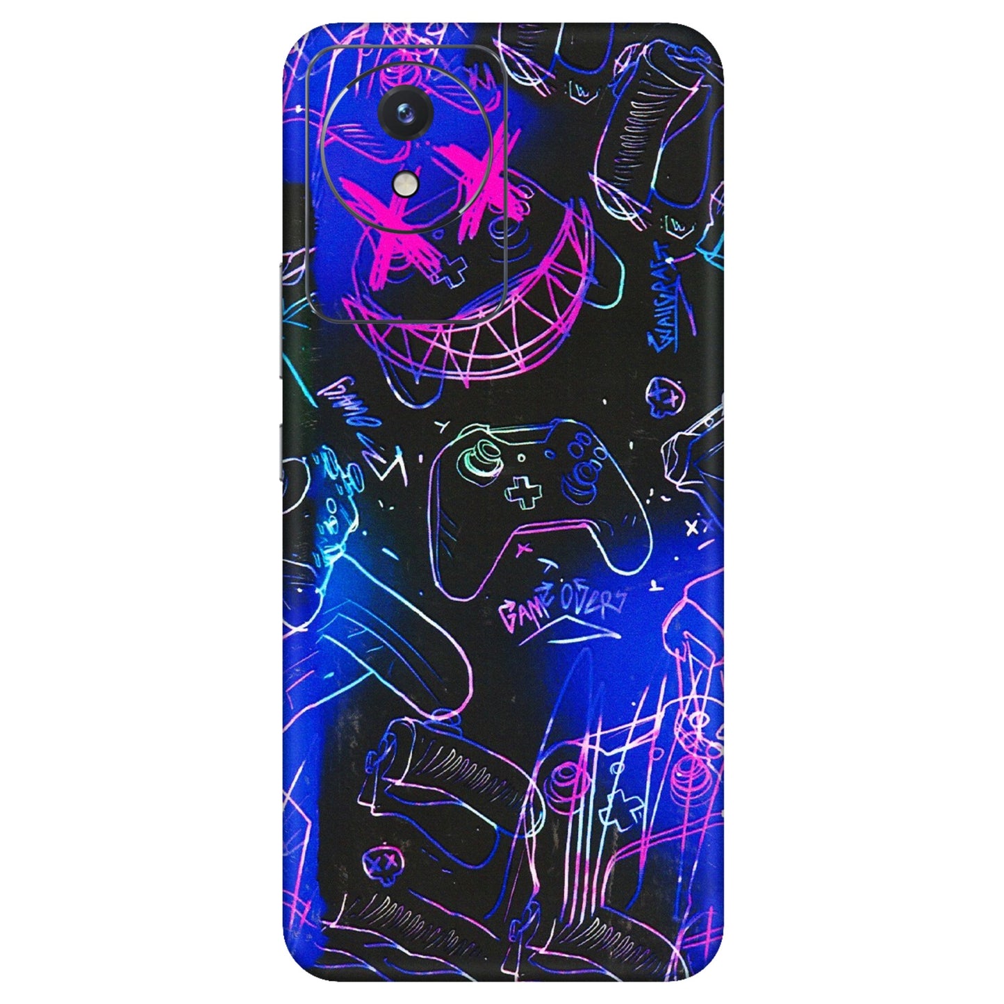 VIVO Y Series Phone Skins (All Models) - Gamers Paradise - 3D Embossed Finish (L-258) Vivo Y02