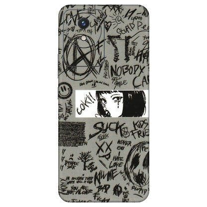 VIVO Y Series Phone Skins (All Models) - Never Have Love Anime - 3D Embossed Finish (L-260) Vivo Y02