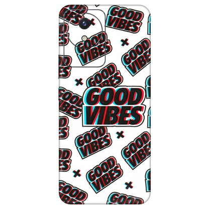 VIVO Y Series Phone Skins (All Models) - Good Vibes - 3D Embossed Finish (L-282) Vivo Y02