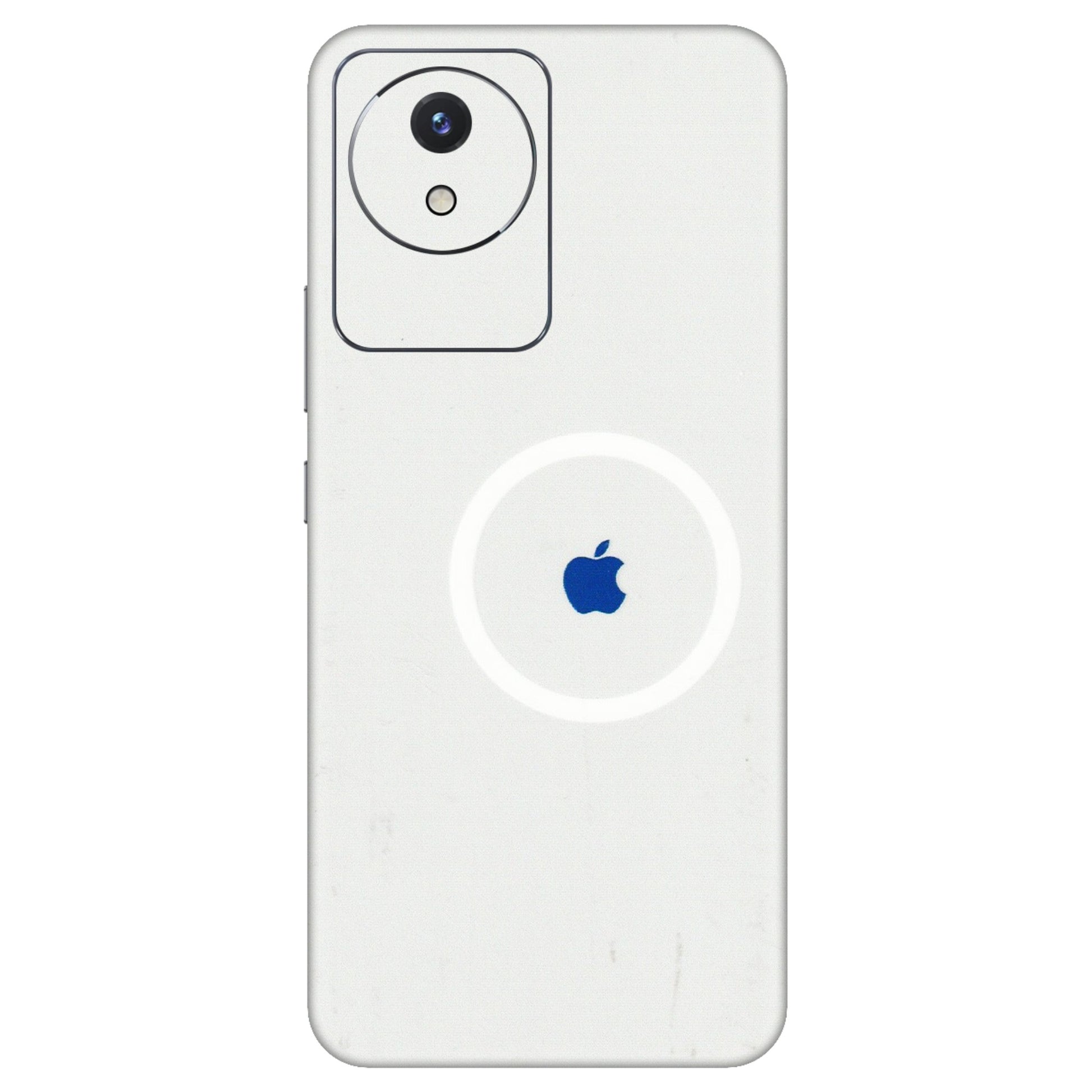 VIVO Y Series Phone Skins (All Models) - iPhone Magsafe Logo - 3D Embossed Finish (L-320) Vivo Y02