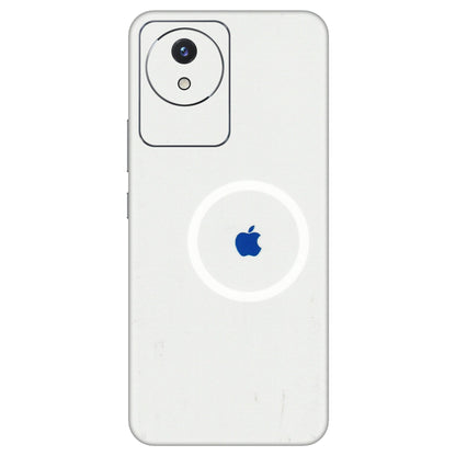 VIVO Y Series Phone Skins (All Models) - iPhone Magsafe Logo - 3D Embossed Finish (L-320) Vivo Y02