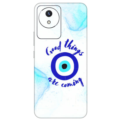 VIVO Y Series Phone Skins (All Models) - Evil Eye Good Things Are Coming - 3D Embossed Finish (L-322) Vivo Y02