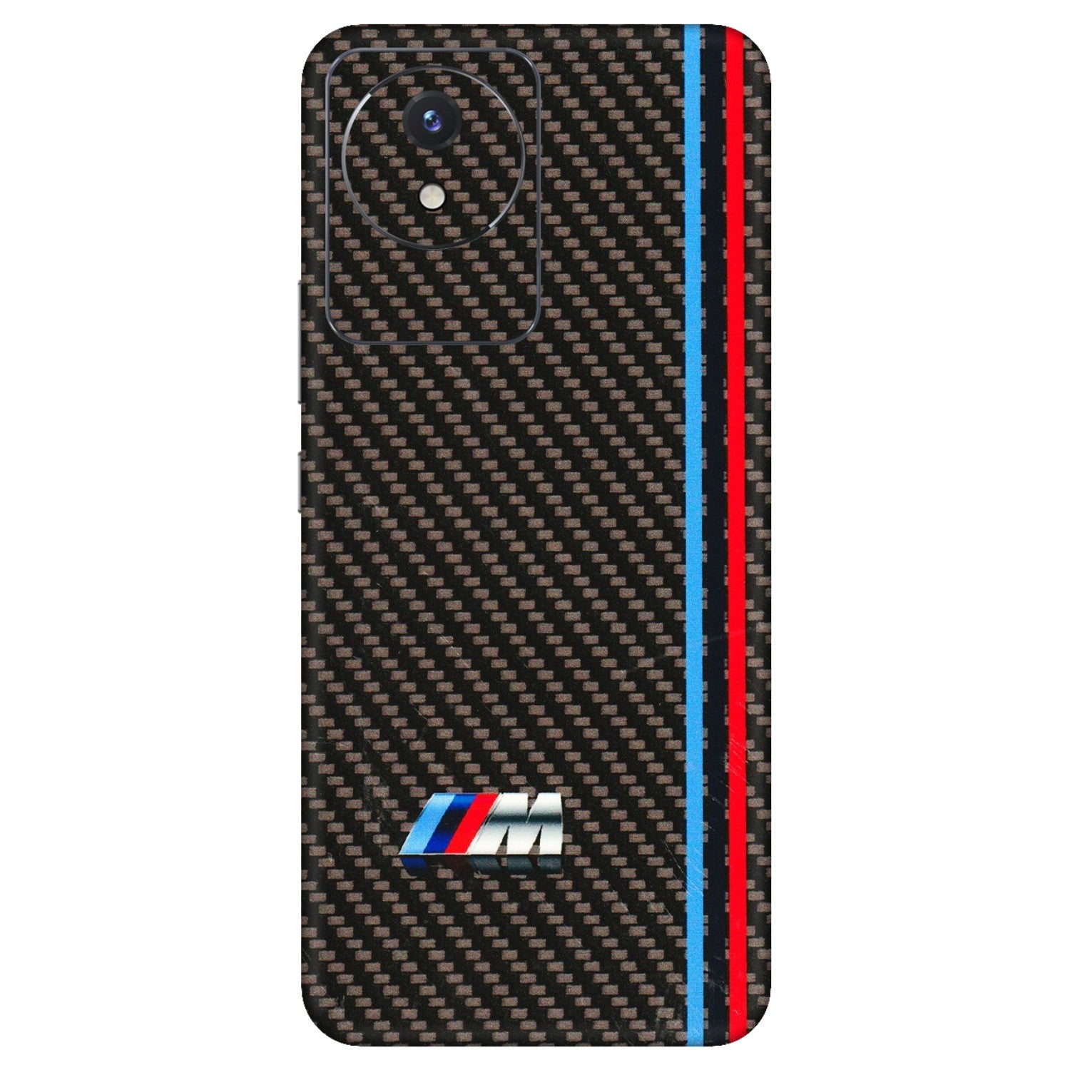 VIVO Y Series Phone Skins (All Models) - BM Carbon Fiber Feels - 3D Embossed Finish (L-38) Vivo Y02