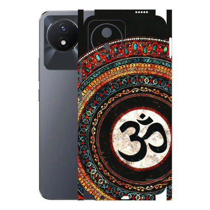 VIVO Y Series Phone Skins (All Models) - Aum Chant Abstract - 3D Embossed Finish (L-42) Vivo Y02