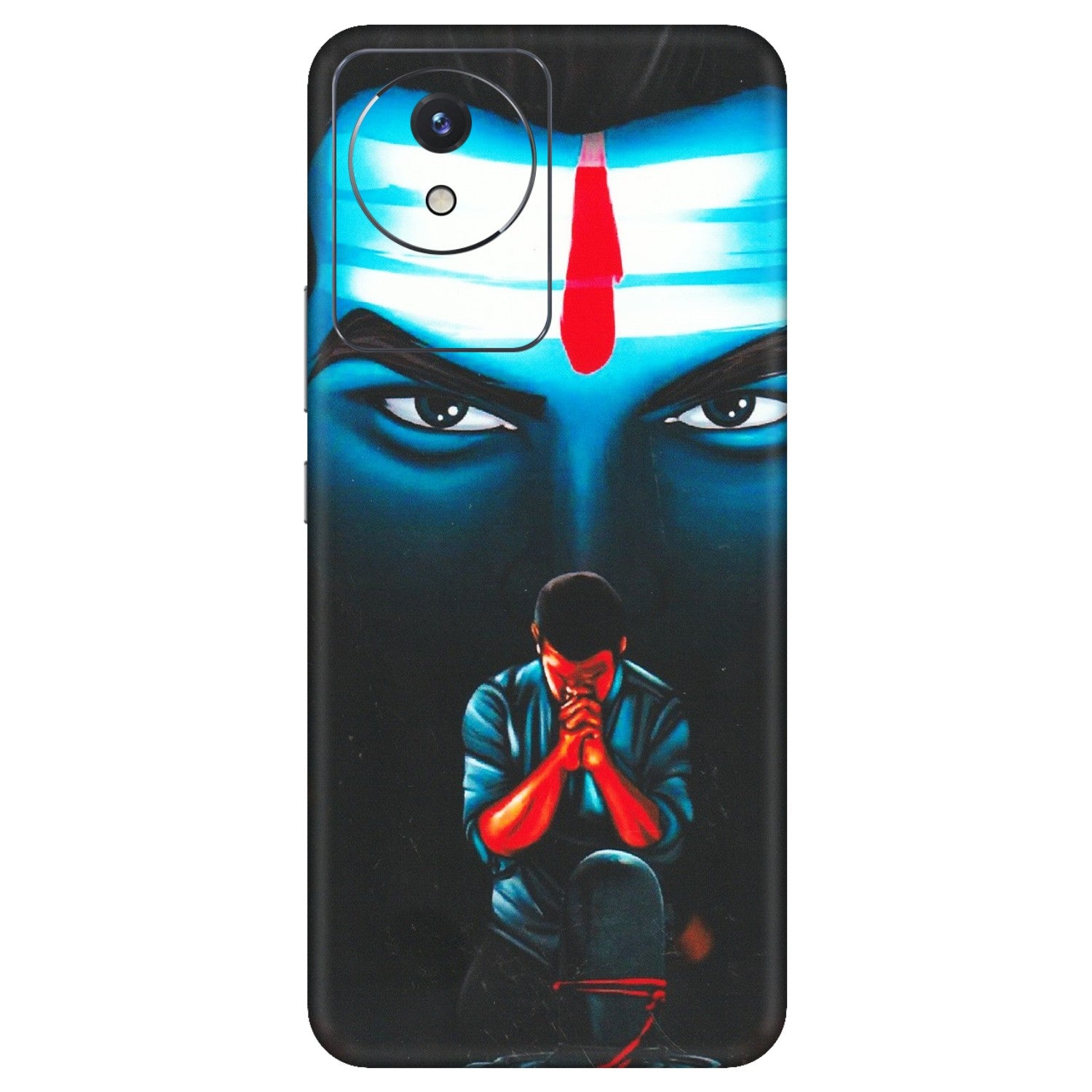 VIVO Y Series Phone Skins (All Models) - Mahakal Bhakt - Matte Finish (M-112) Vivo Y02