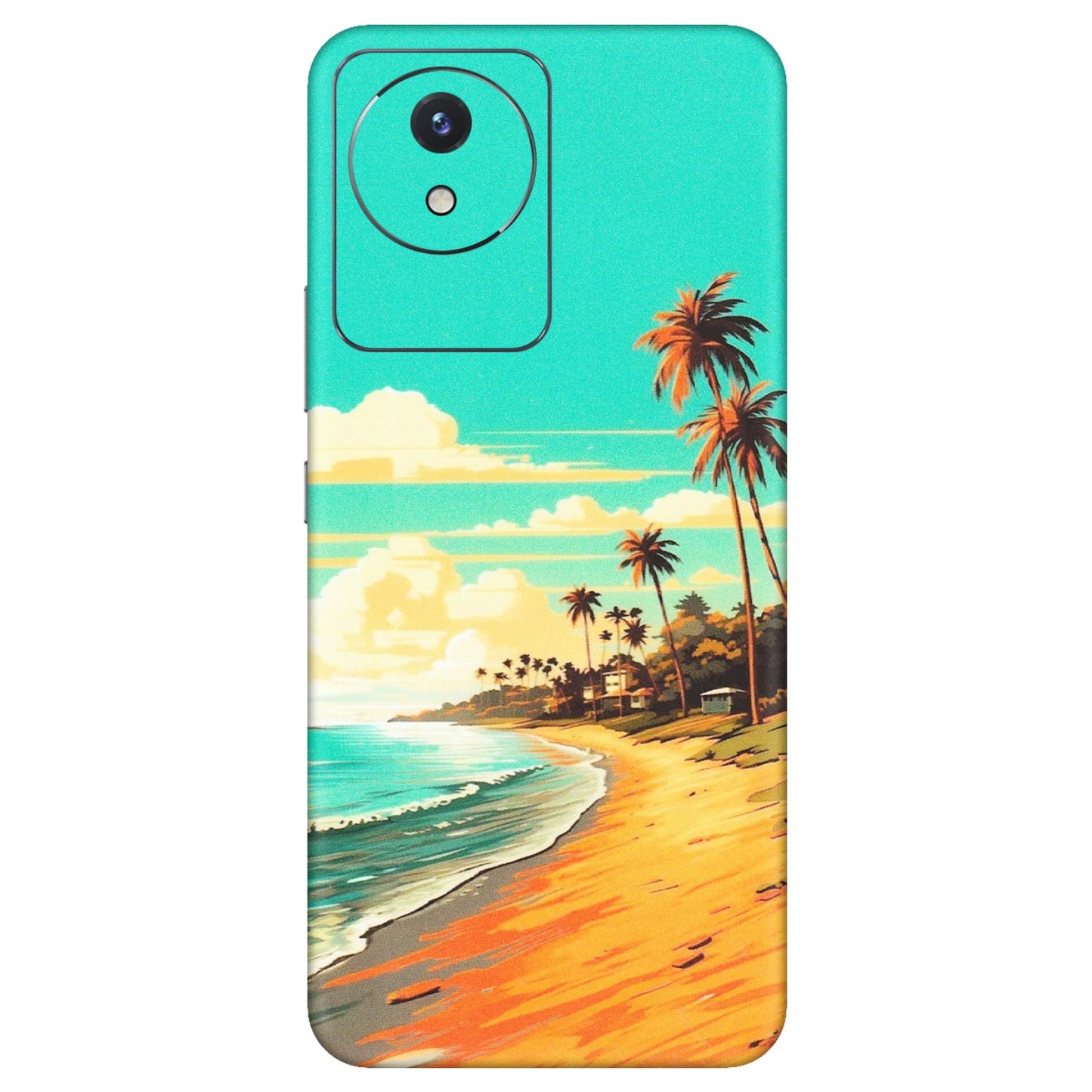 VIVO Y Series Phone Skins (All Models) - Miami Beach - Matte Finish (M-136) Vivo Y02