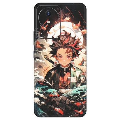 VIVO Y Series Phone Skins (All Models) - Tanjiro Demon Slayer Anime - Matte Finish (M-158) Vivo Y02