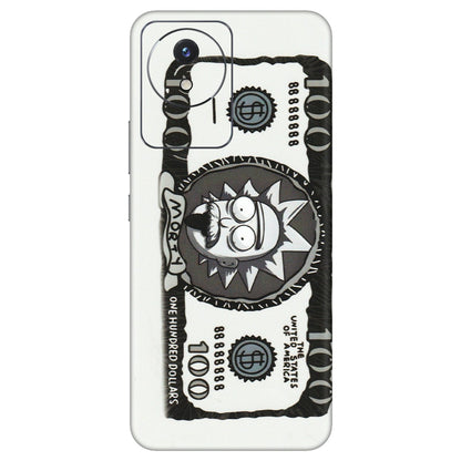 VIVO Y Series Phone Skins (All Models) - Rick And Morty Hundred Dollar Anime - Matte Finish (M-161) Vivo Y02