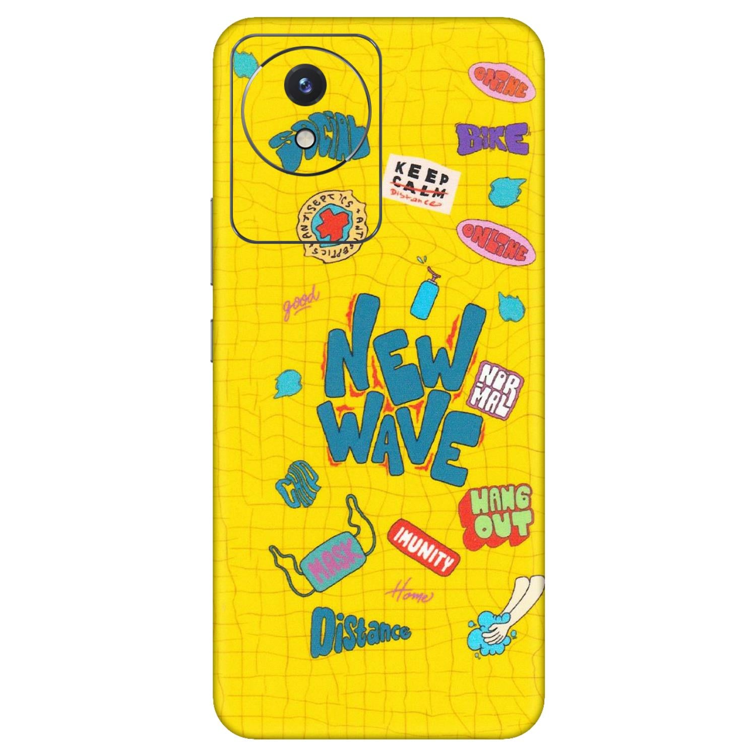VIVO Y Series Phone Skins (All Models) - New Wave Life - Matte Finish (M-17) Vivo Y02