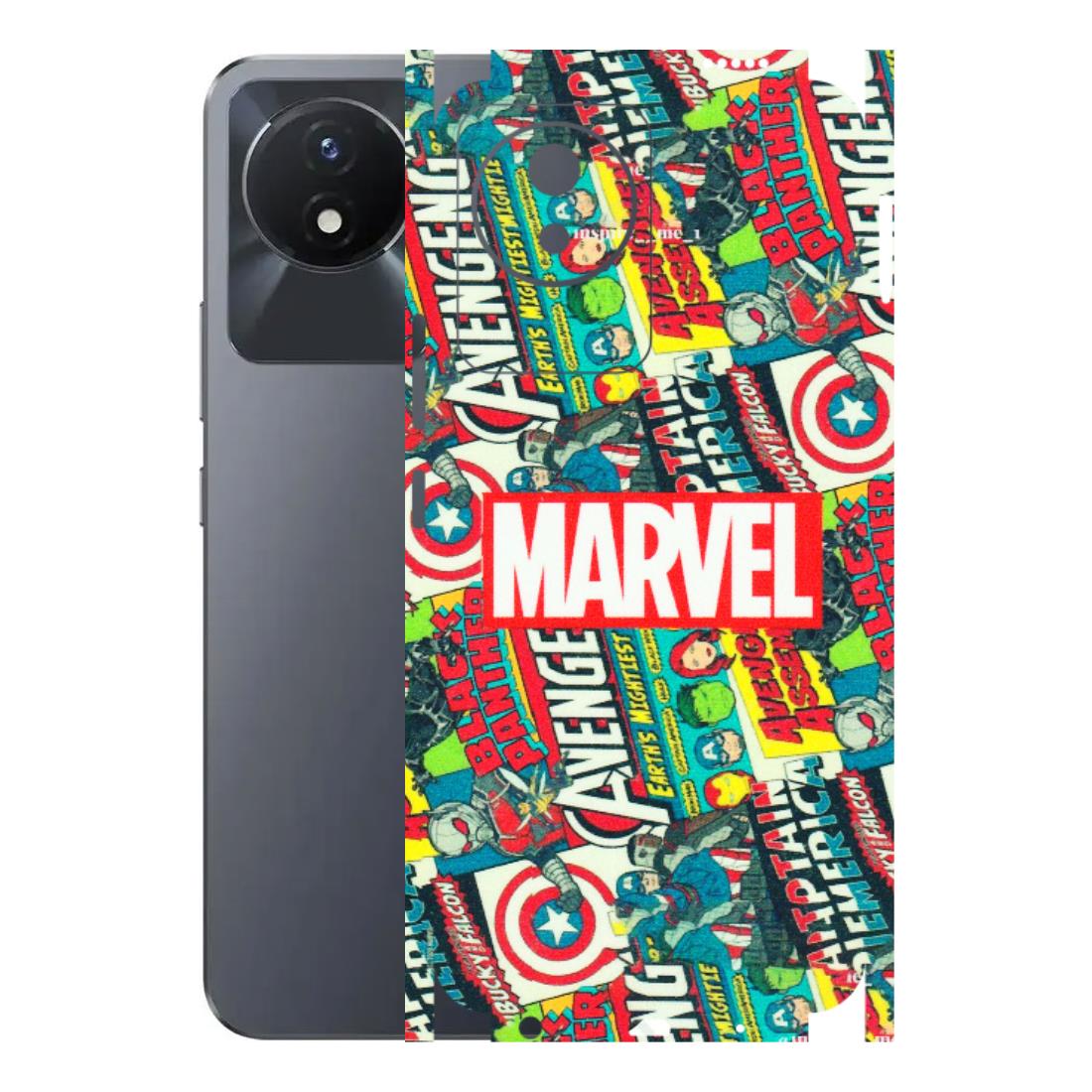 VIVO Y Series Phone Skins (All Models) - Marvel Comic Lover - Matte Finish (M-30) Vivo Y02