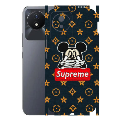 VIVO Y Series Phone Skins (All Models) - Mickey Supreme - Matte Finish (M-83) Vivo Y02