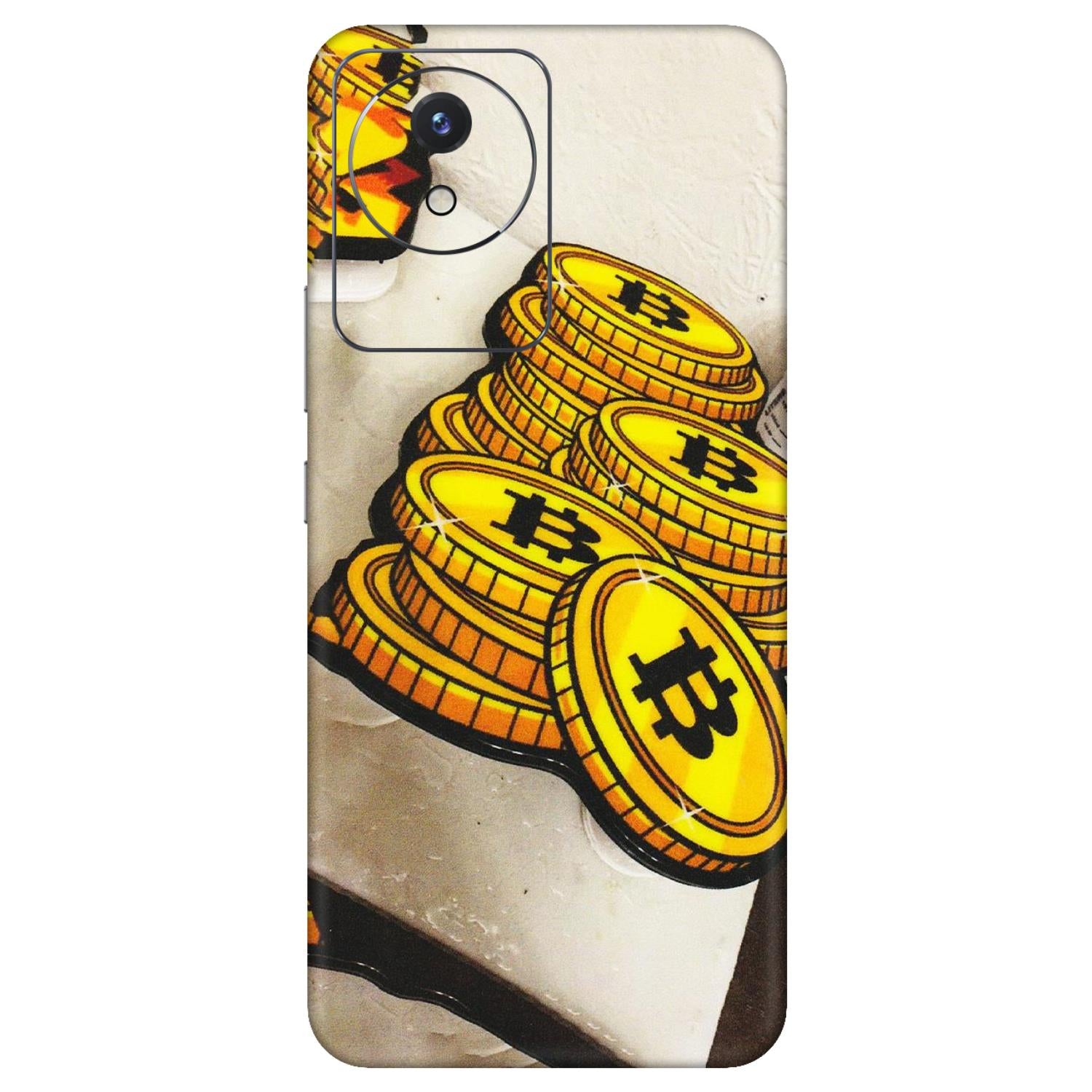 VIVO Y Series Phone Skins (All Models) - Billionaire Bitcoin Collection - Matte Finish (M-92) Vivo Y02