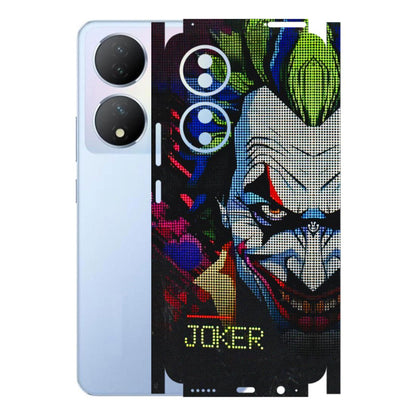 VIVO Y Series Phone Skins (All Models) - Joker Dot Matrix - 3D Embossed Finish (L-08) Vivo Y100A