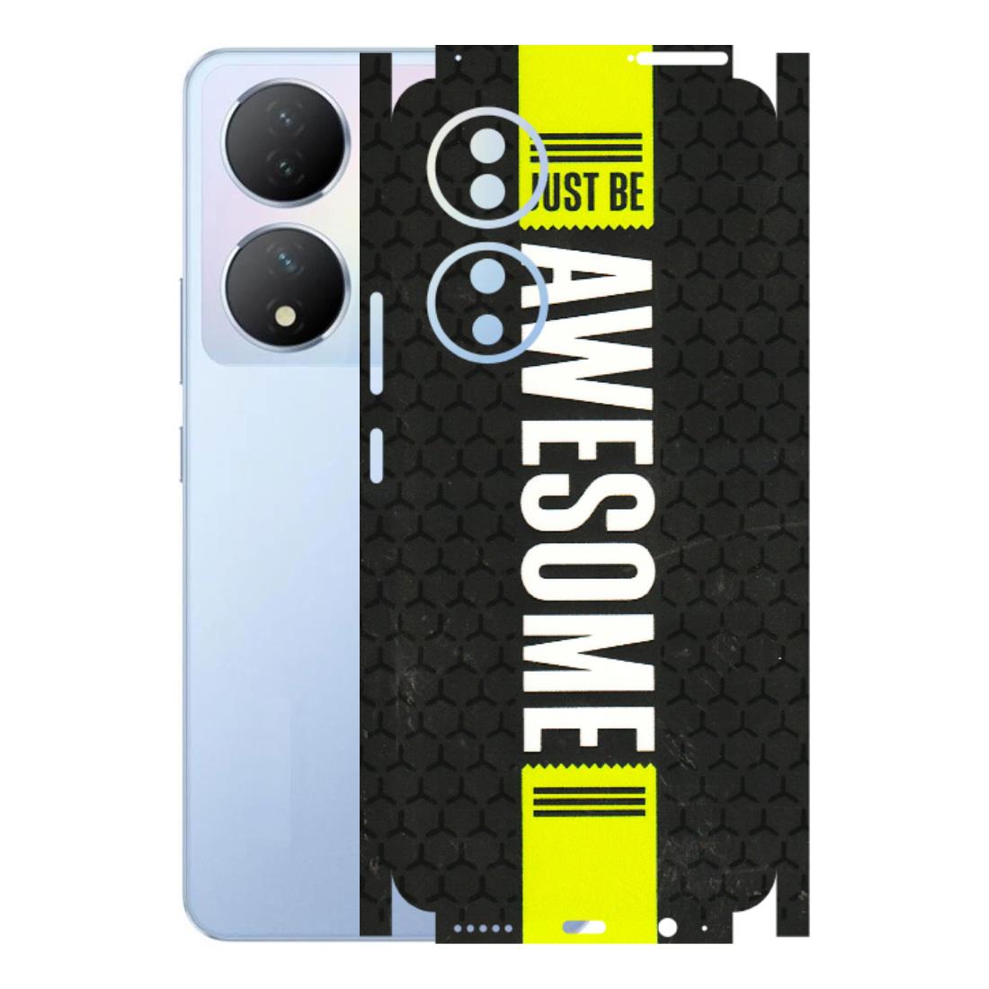 VIVO Y Series Phone Skins (All Models) - Just Be Awesome - 3D Embossed Finish (L-101) Vivo Y100A
