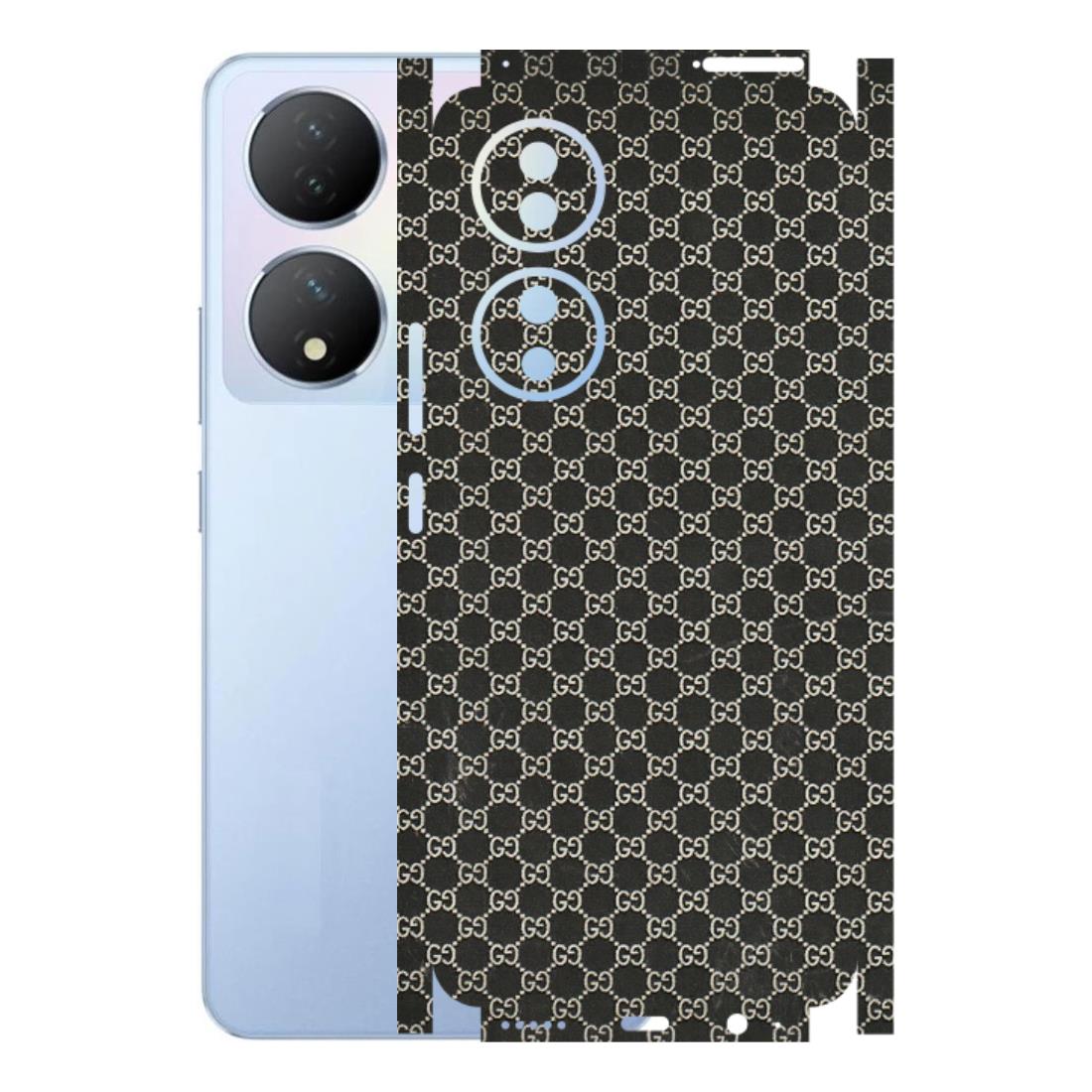 VIVO Y Series Phone Skins (All Models) - Black G Print - 3D Embossed Finish (L-109) Vivo Y100A