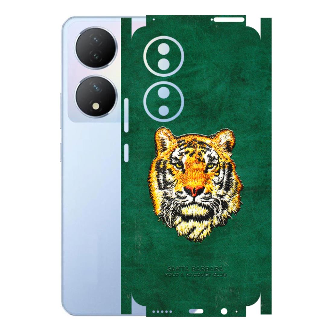 VIVO Y Series Phone Skins (All Models) - Leather Feel Tiger - 3D Embossed Finish (L-111) Vivo Y100A