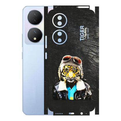 VIVO Y Series Phone Skins (All Models) - Rider Tiger - 3D Embossed Finish (L-113) Vivo Y100A