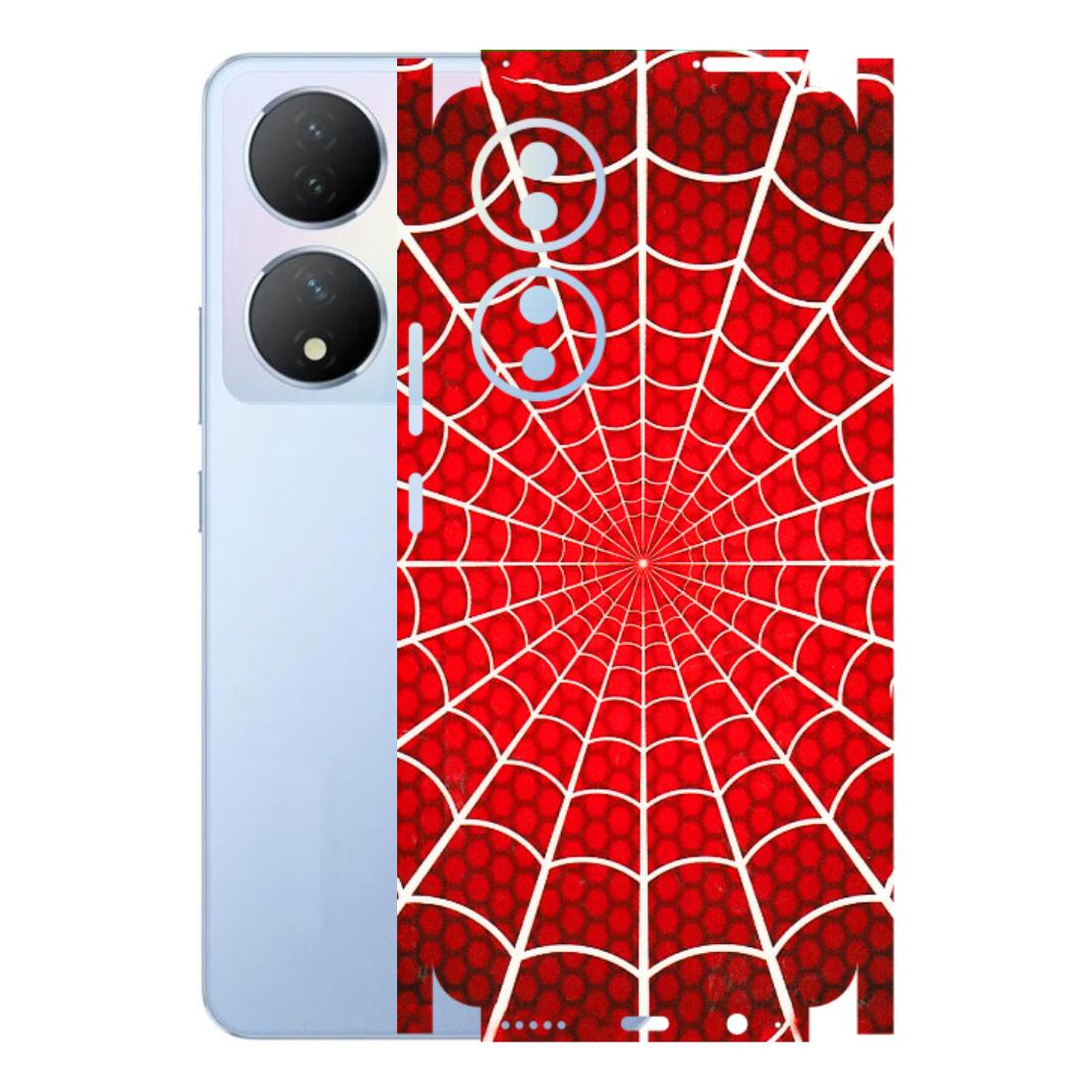 VIVO Y Series Phone Skins (All Models) - Classic Spidey Web - 3D Embossed Finish (L-115) Vivo Y100A