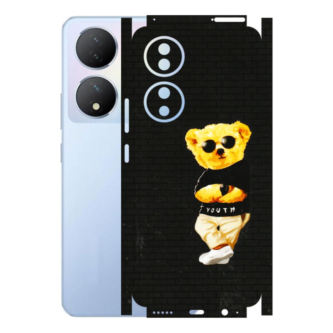 VIVO Y Series Phone Skins (All Models) - Classy Teddy Bear - 3D Embossed Finish (L-116) Vivo Y100A