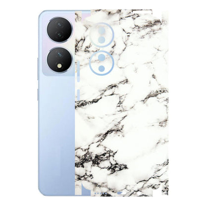 VIVO Y Series Phone Skins (All Models) - Black and White Marble Texture - 3D Embossed Finish (L-124) Vivo Y100A