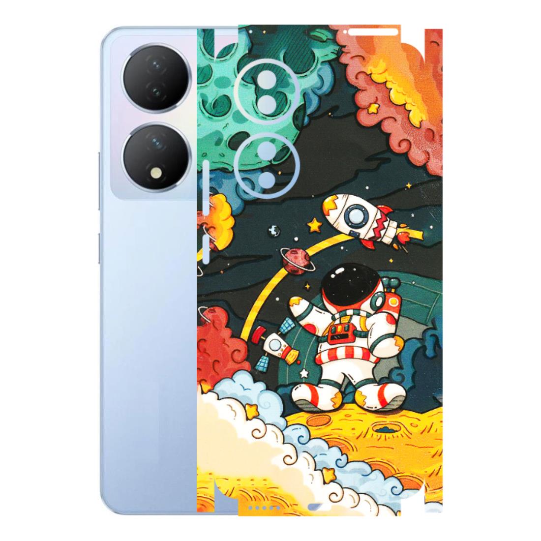 VIVO Y Series Phone Skins (All Models) - Astronauts & Spaceship - 3D Embossed Finish (L-145) Vivo Y100A