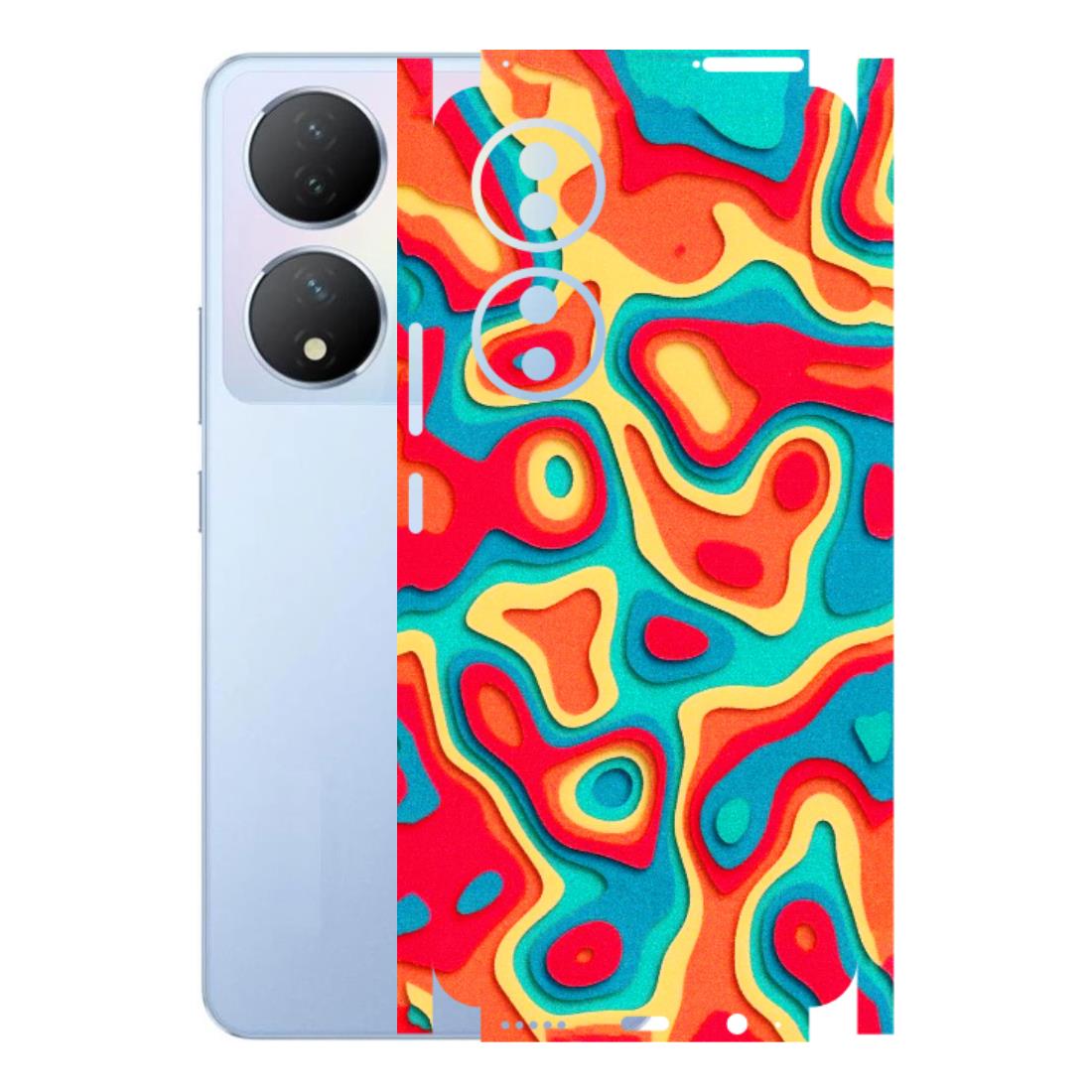 VIVO Y Series Phone Skins (All Models) - Abstract Swirl - 3D Embossed Finish (L-150) Vivo Y100A
