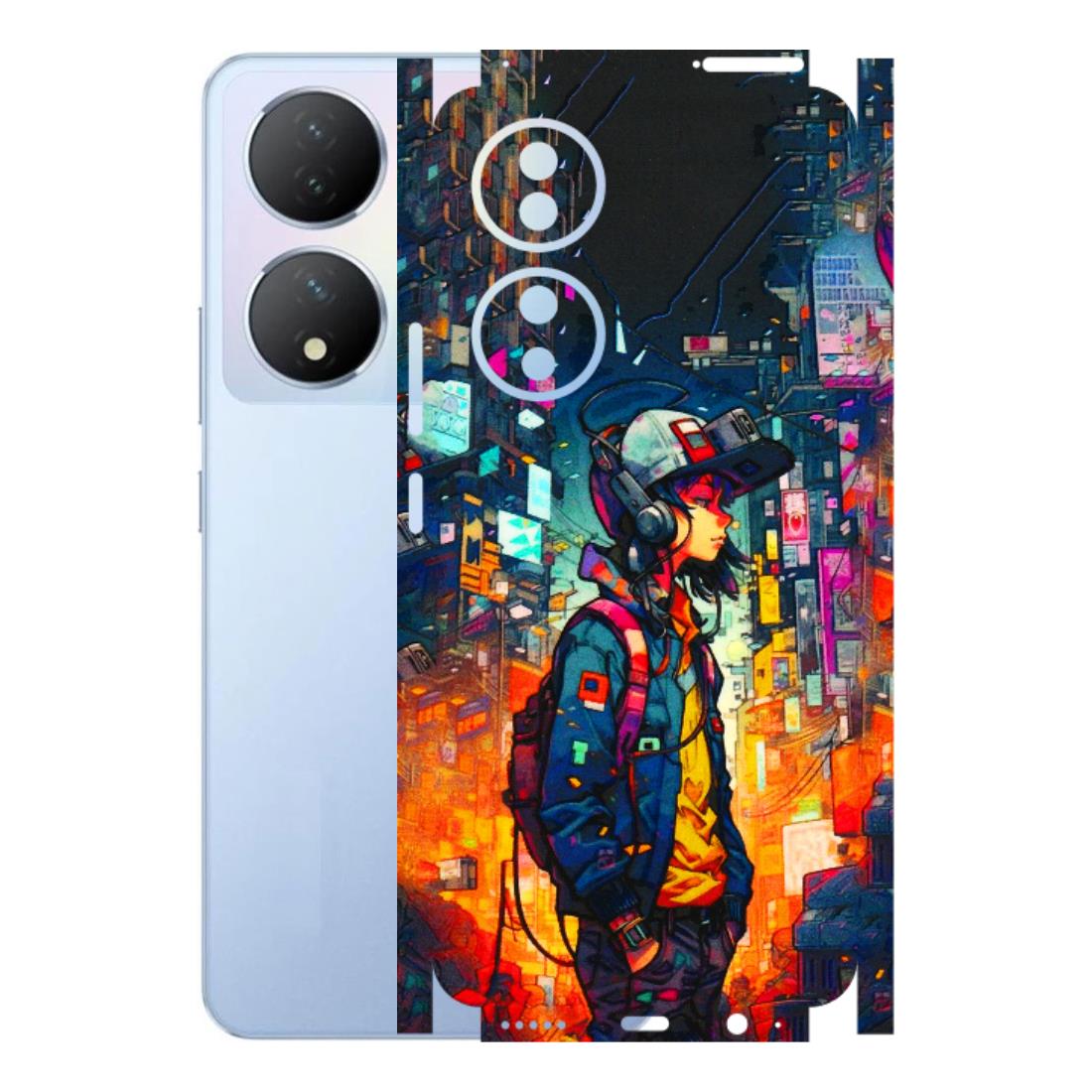 VIVO Y Series Phone Skins (All Models) - Street Anime Guy - 3D Embossed Finish (L-158) Vivo Y100A
