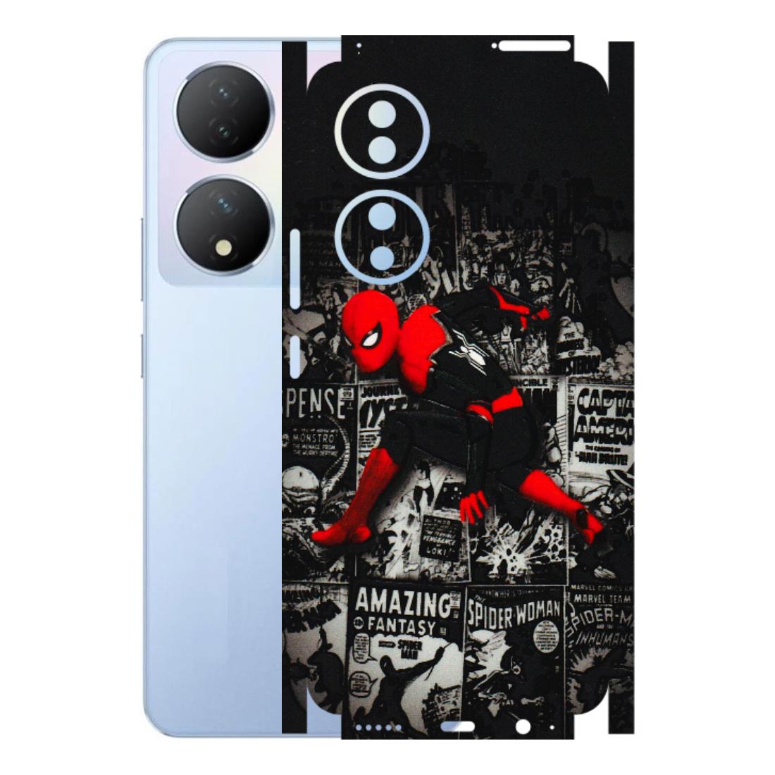 VIVO Y Series Phone Skins (All Models) - SpiderMan New - 3D Embossed Finish (L-162) Vivo Y100A