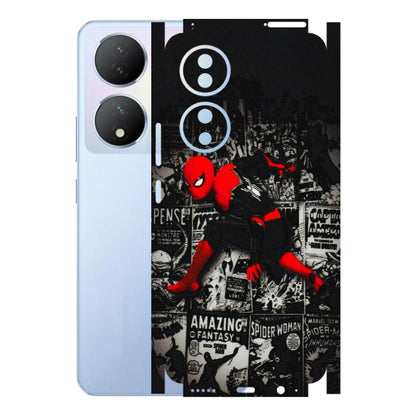 VIVO Y Series Phone Skins (All Models) - SpiderMan New - 3D Embossed Finish (L-162) Vivo Y100A