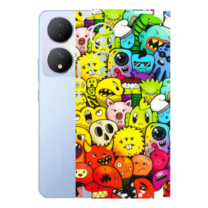 VIVO Y Series Phone Skins (All Models) - Angry Funkies - 3D Embossed Finish (L-169) Vivo Y100A